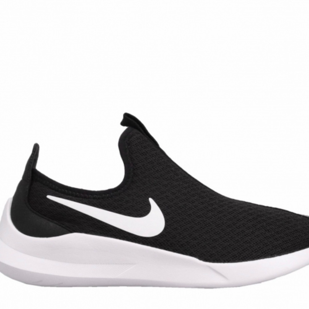 Nike Black and White Slip-On Sneakers